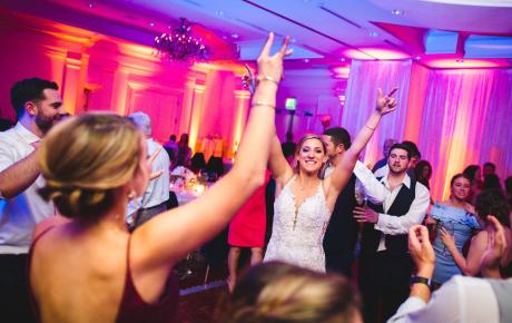 Packed Dance Floor by Audio Events Wedding DJ - Wentworth by the Sea Wedding Reception 