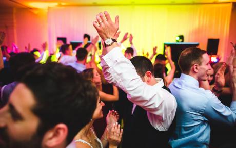 Packed Dance Floor by Audio Events Wedding DJ - Wentworth by the Sea Wedding Reception 