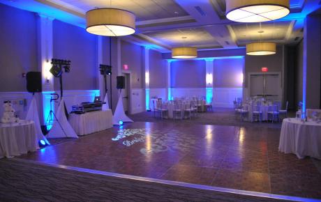 Beautiful Uplighting by Audio Events at Portsmouth Harbor Event Center 